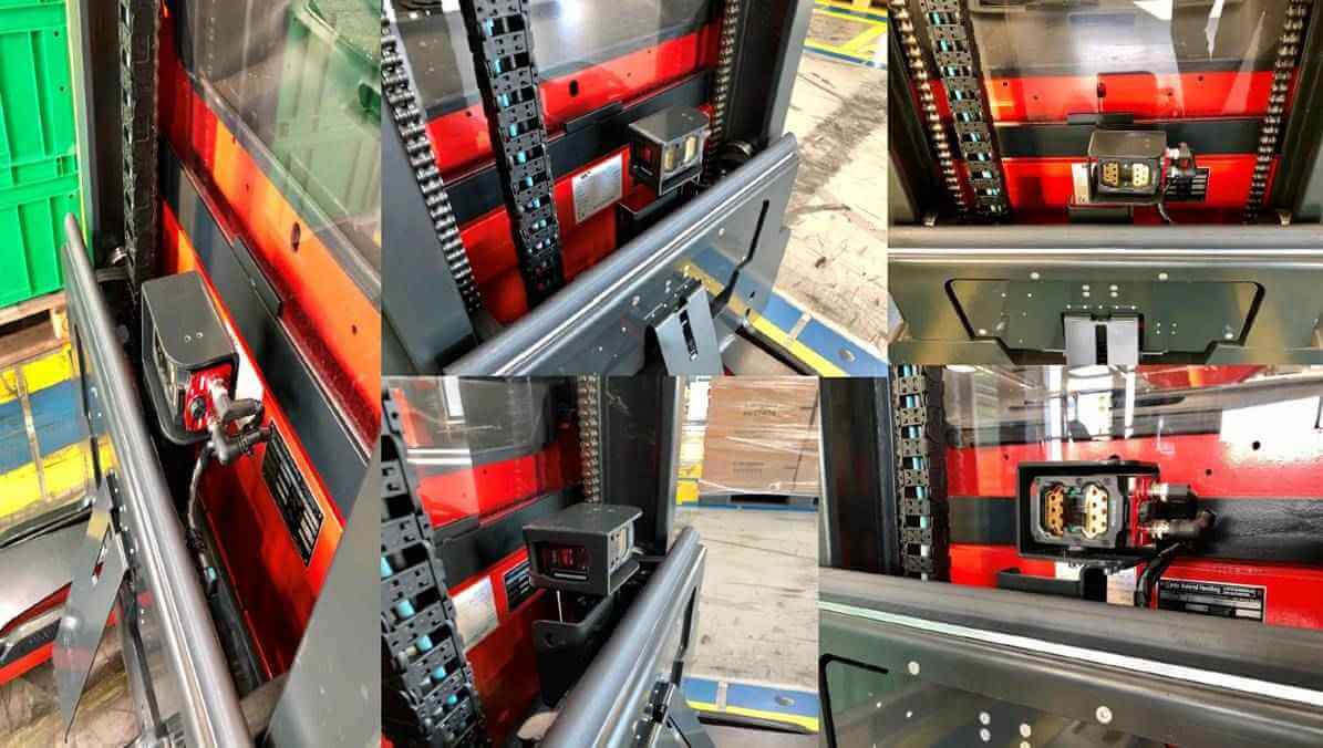 CARGO.SCAN im Einsatz am Flurfoerderfahrzeug CARGO.SCAN im Einsatz am Flurfoerderfahrzeug