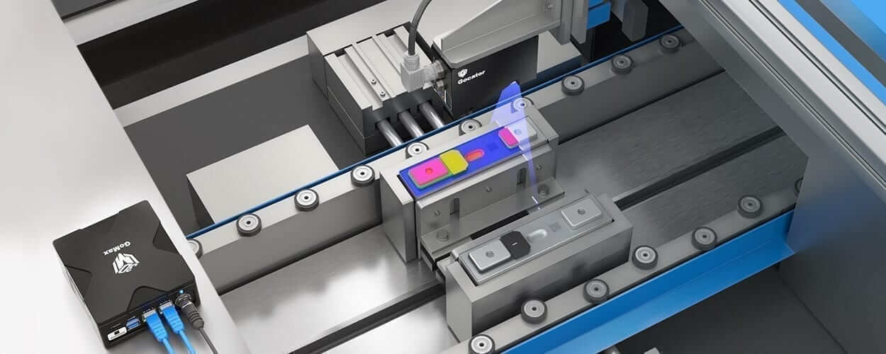 LMI Gocator 3D-Bildverarbeitung Automotive Einsatzgebiet Inspektion Autobatterien Inspektion Zellassemblierung LMI Gocator 3D-Bildverarbeitung Automotive Einsatzgebiet Inspektion Autobatterien Inspektion Zellassemblierung