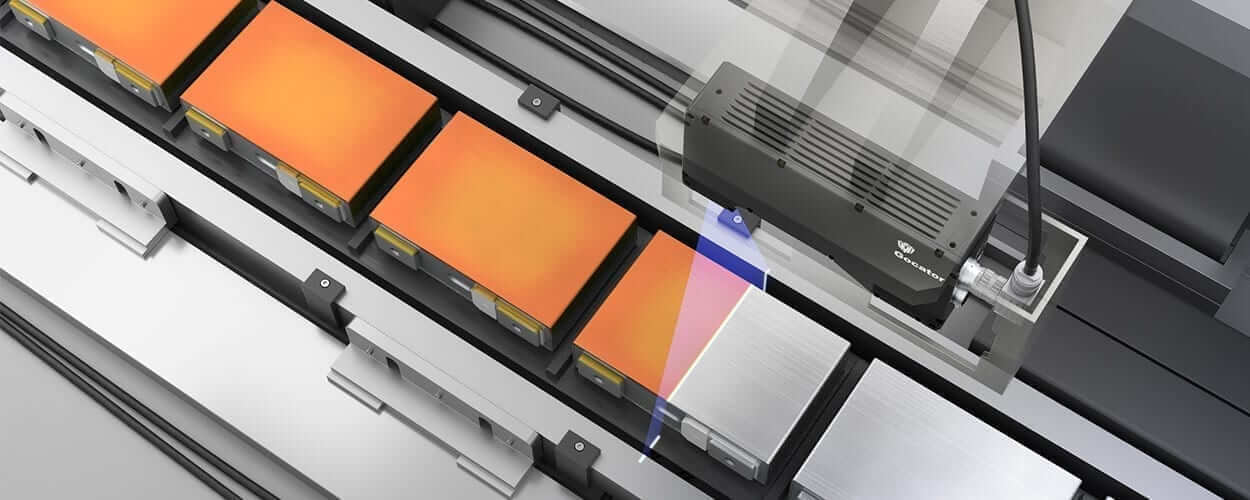 LMI Gocator 3D-Bildverarbeitung Automotive Einsatzgebiet Inspektion Autobatterien Oberflaecheninspektion Flachzelle LMI Gocator 3D-Bildverarbeitung Automotive Einsatzgebiet Inspektion Autobatterien Oberflaecheninspektion Flachzelle