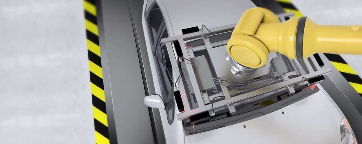 LMI Gocator 3D-Bildverarbeitung Automotive Einsatzgebiet Roboter Einbau Windschutzscheibe LMI Gocator 3D-Bildverarbeitung Automotive Einsatzgebiet Roboter Einbau Windschutzscheibe