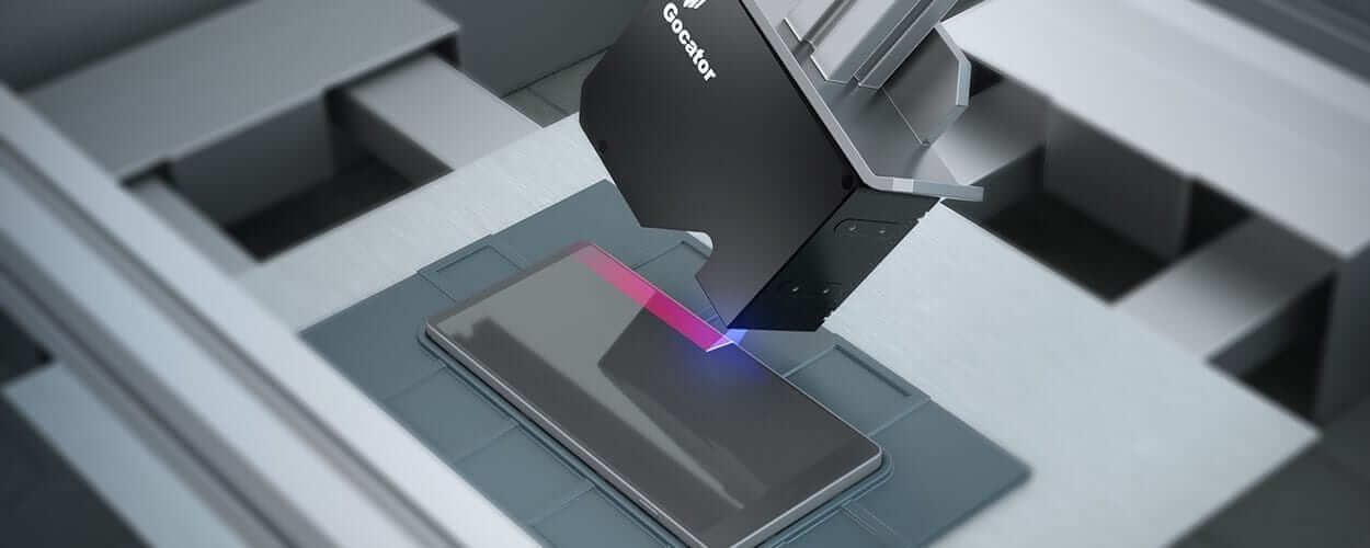 LMI Gocator 3D-Bildverarbeitung Elektronikindustrie Einsatzgebiet Inspektion Glasdisplay Mobiltelefone LMI Gocator 3D-Bildverarbeitung Elektronikindustrie Einsatzgebiet Inspektion Glasdisplay Mobiltelefone